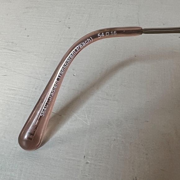 Coach HC6172 Gradient Transparent Peach Womens Eyeglasses - Picture 12 of 13